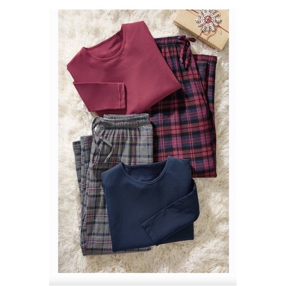 Seventh Avenue Other - SEVENTH‎ AVENUE 4-Piece Plaid Men's PJ Set NWT SIZE M